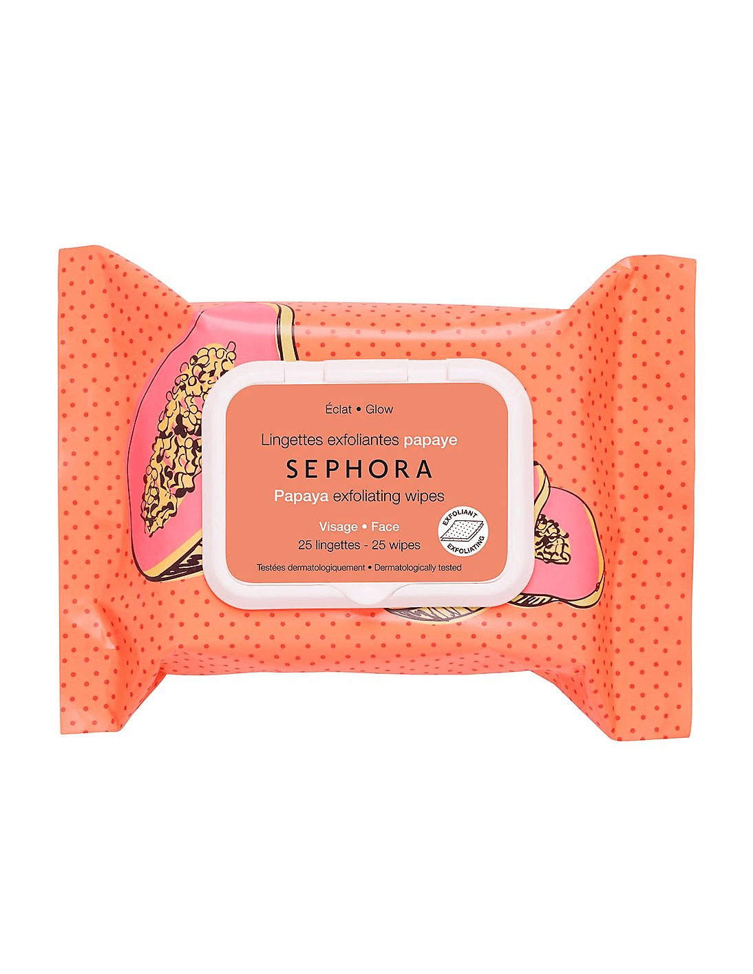 Exfoilating Wipes - Papaya - Glow