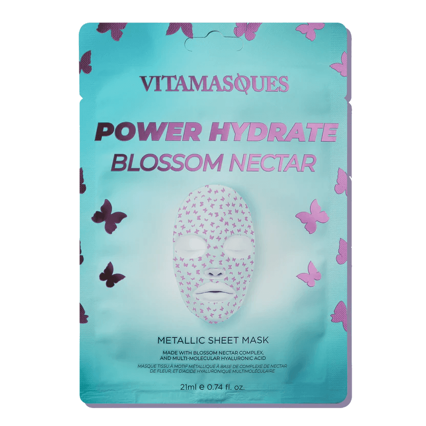 Power Hydrate Blossom Nectar Metallic Face Sheet Mask