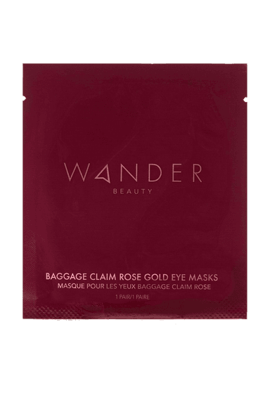 Baggage Claim Rose Gold Eye Masks