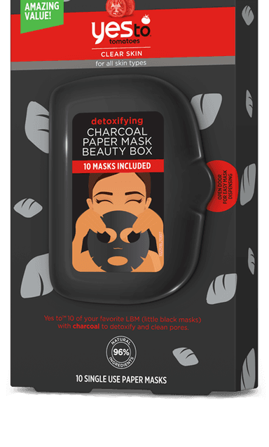 Detoxifying Charcoal Paper Mask Beauty Box