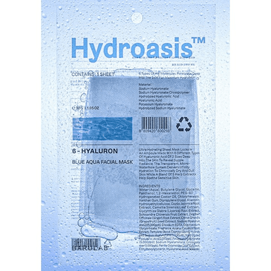 Hydroasis 6-Hyaluron Blue Aqua Facial Mask