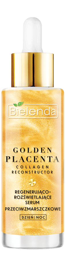 Golden Placenta Collagen Reconstructor Regenerating And Illuminating Anti-wrinkle Serum Day/night