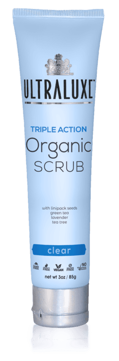 Triple Action Organic Scrub – Clear