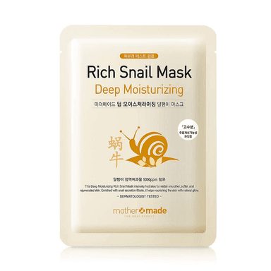 Deep Moisturizing Rich Snail Face Sheet Mask