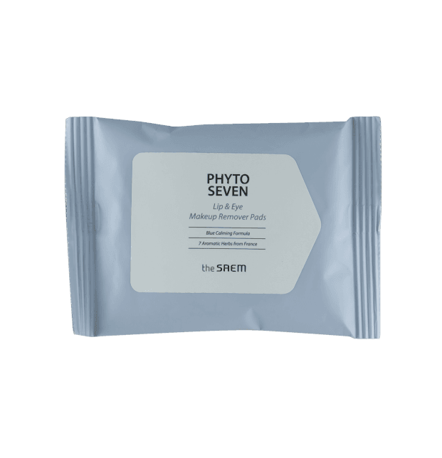 PHYTO SEVEN LIP & EYE MAKEUP REMOVER PADS