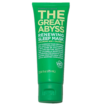 The Great Abyss Renewing Sleep Mask Hyaluronic Acid + Chlorella