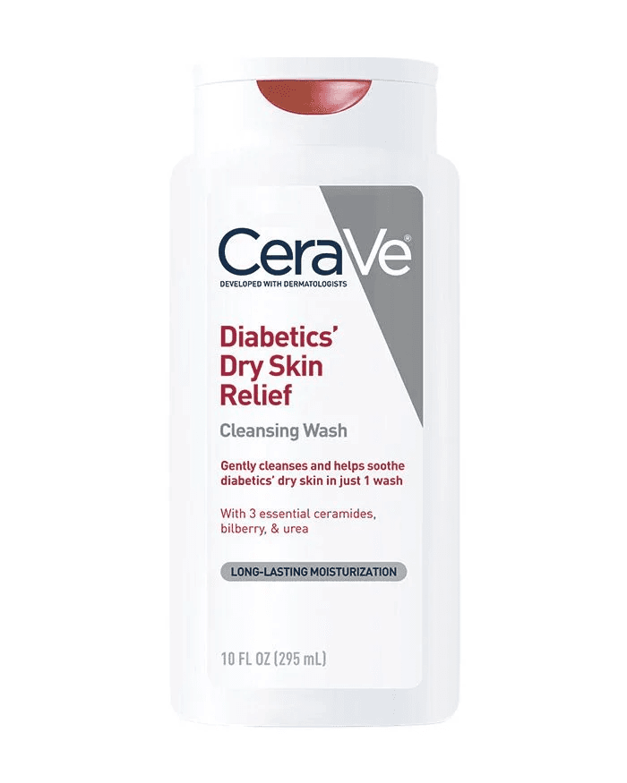 Diabetics’ Dry Skin Relief Cleansing Wash