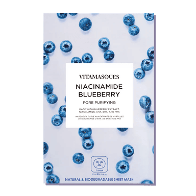 Niacinamide Blueberry Face Sheet Mask