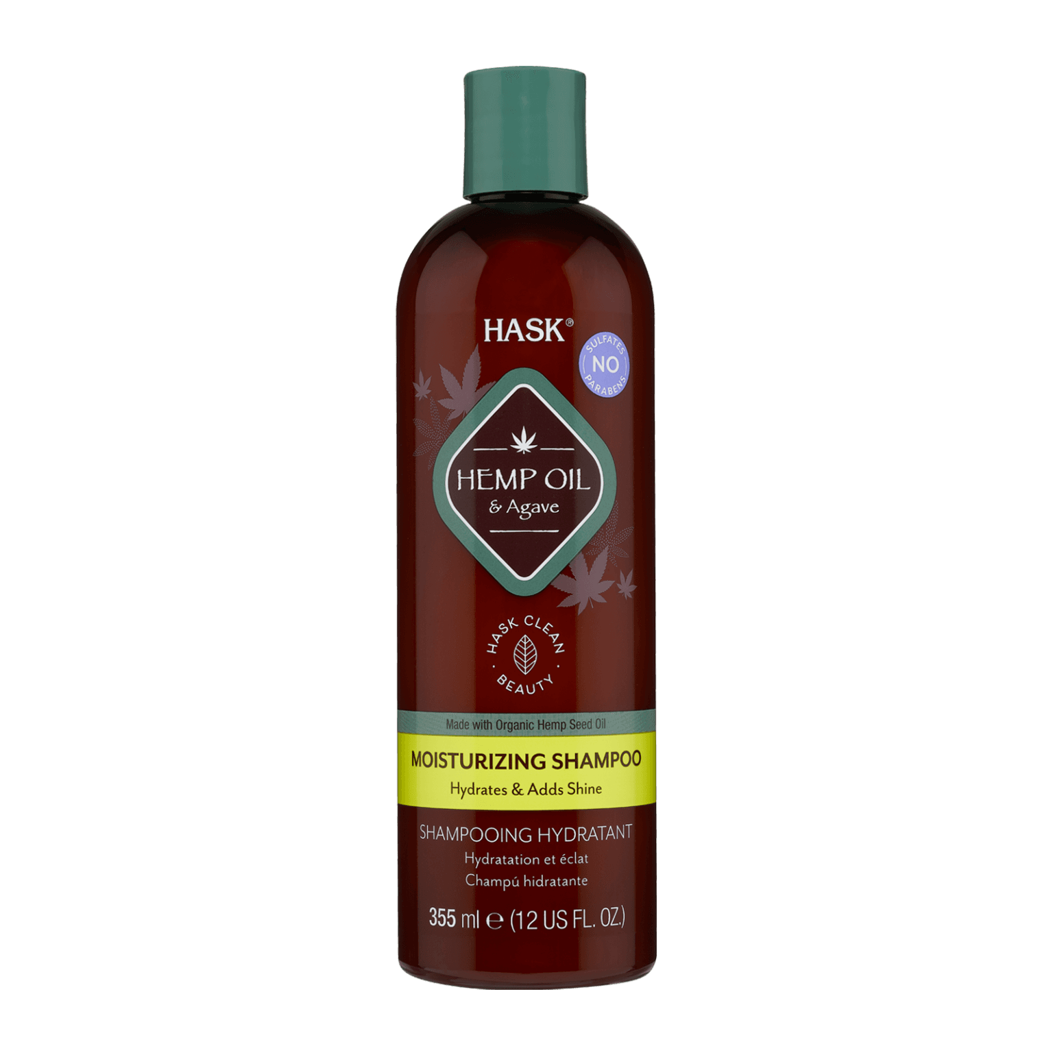 Hemp Oil & Agave Moisturizing Shampoo