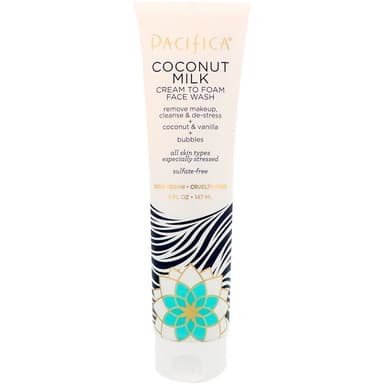 Coconut Milk, Cream to Foam Face Wash