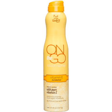 On the Go Lotion Spray Vitamin E Moisturizer