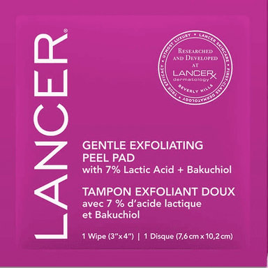 Gentle Exfoliating Peel Pads with 7% Lactic Acid + Bakuchiol
