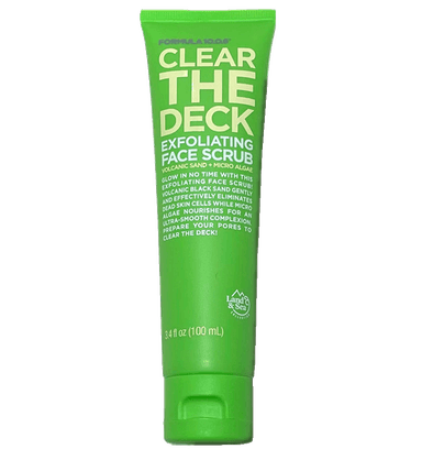 Clear The Deck Exfoliating Face Scrub Volcanic Sand + Micro Algae