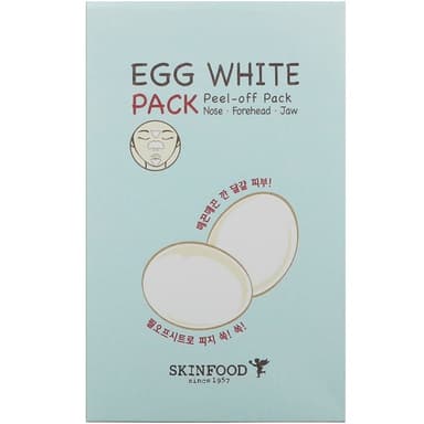 Egg White Pack, Peel-Off Pack for Nose, Forehead, Jaw