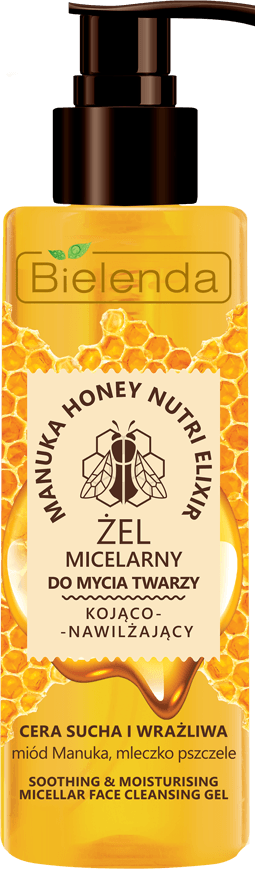 Manuka Honey Nutri Elixir Soothing And Moisturizing Face Micellar Cleansing Gel