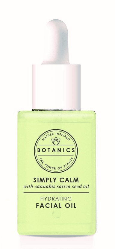 Simply Calm Facial Oil With Cannabis Sativa (Hemp) Seed Oil