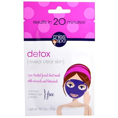 Detox, Pre-Treated Facial Sheet Mask