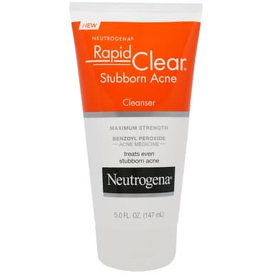 Neutrogena, Rapid Clear, Stubborn Acne Cleanser, Maximum Strength