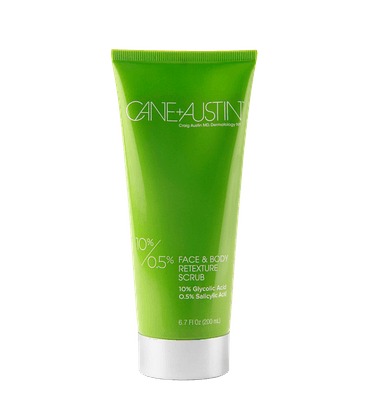 10%/0.5% Face & Body Glycolic Acid Scrub