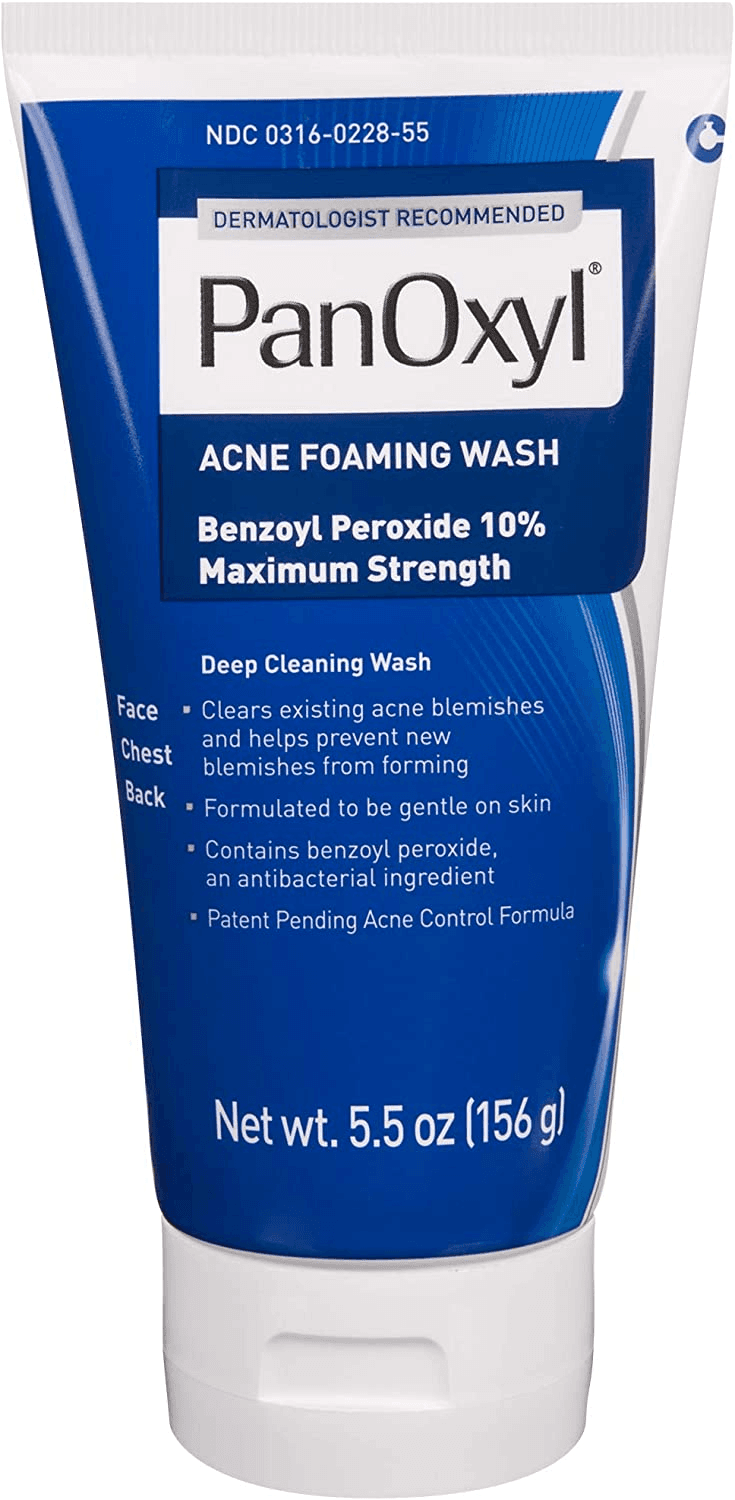 Acne Foaming Wash Benzoyl Peroxide 10% Maximum Strength