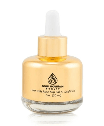 Organic Rosehip Oil And Gold Dust Elixir