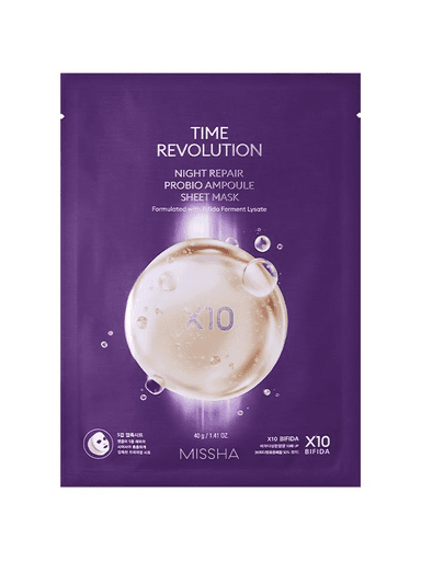 Time Revolution Night Repair Probio Ampoule Sheet Mask