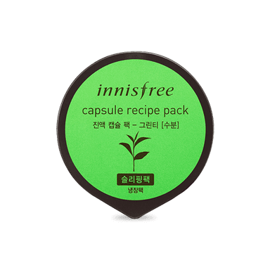 Capsule recipe pack green tea