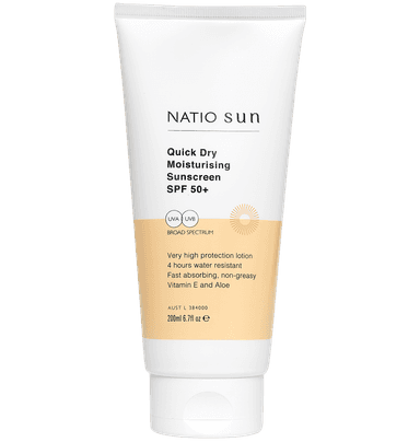 Quick Dry Moisturising Sunscreen SPF 50+