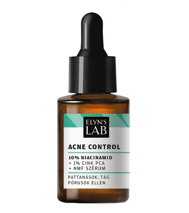 Acne Control 10% Niacinamid + 1% Cink Pca + Nmf Szérum Zsíros, Pattanásos Bőrre