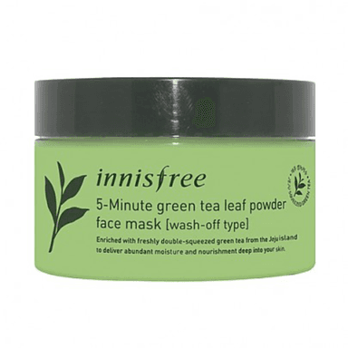 5-minute Green Tea Leaf Powder Face Mask