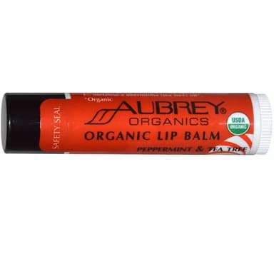 Organic Lip Balm, Peppermint & Tea Tree