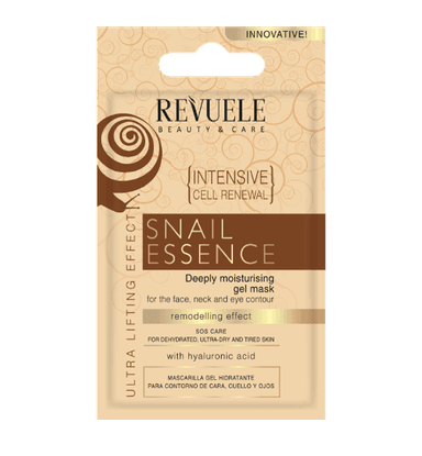 Snail Essence Deeply Moisturising Gel Mask For The Face, Neck And Eye Contour