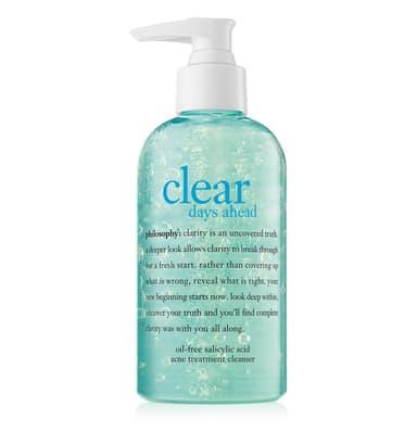 clear days ahead acne treatment cleanser