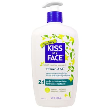 Rich Kiss, 2 in 1 Deep Moisturizing Lotion, Vitamin A & E