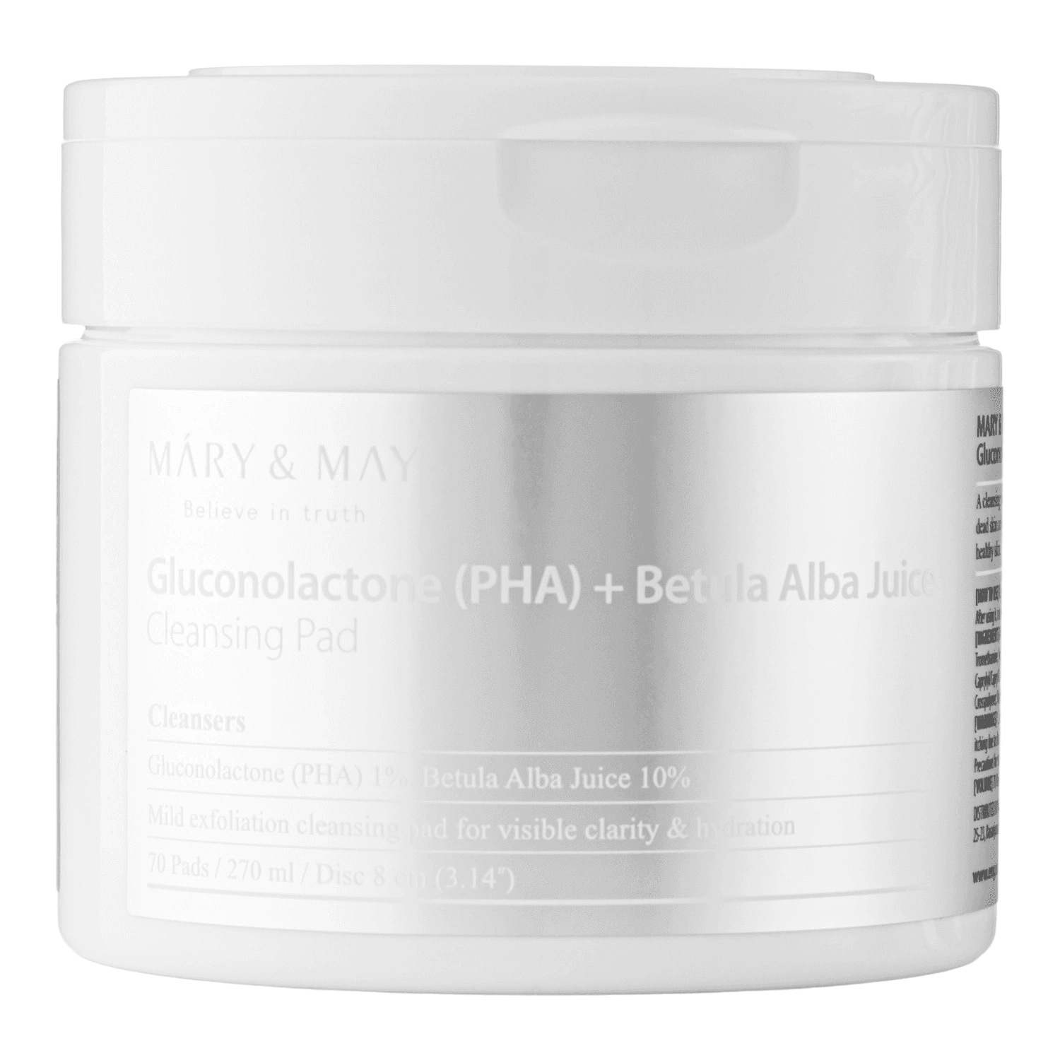 Gluconolactone (PHA) + Betula Alba Juice Cleansing Pad