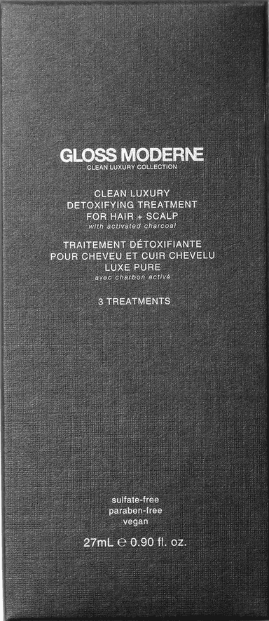 Clean Luxury Detoxifying Treatment For Hair + Scalp With Activated Charcoa