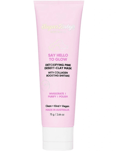 Say Hello To Glow Detoxifying Pink Desert-Clay Mask
