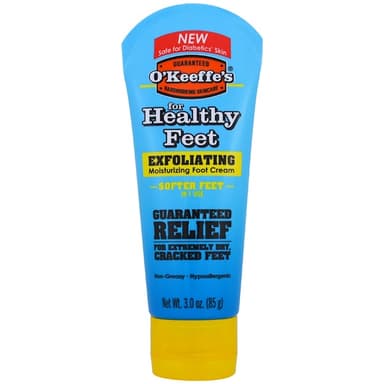 Exfoliating Moisturizing Foot Cream, for Extremely Dry, Cracked Feet