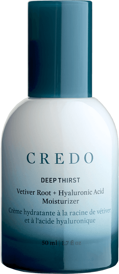 Deep Thirst Vetiver Root + Hyaluronic Acid Moisturizer for Dry Skin