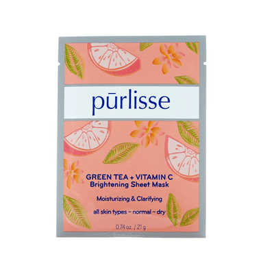 Green Tea + Vitamin C Brightening Sheet Mask