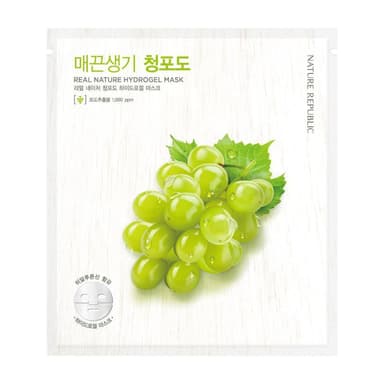 Real Nature Green Grape Hydrogel Mask