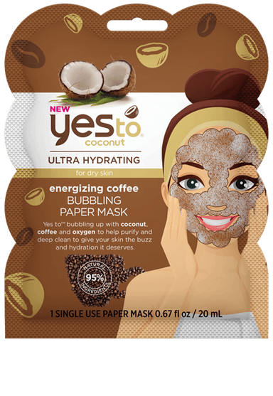 Energizing Coffee Bubbling Paper Mask