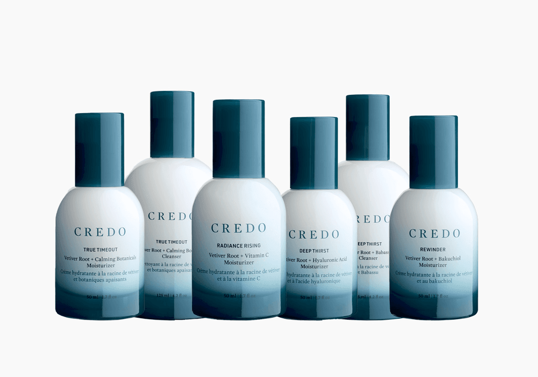 Credo Beauty Launches New Skincare Line: Vetiver Root-Powered Hydration and Radiance