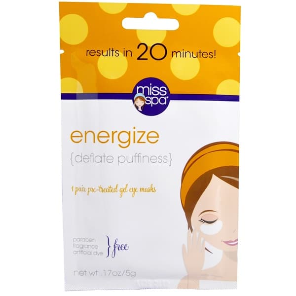 Energize, Pre-Treated Gel Eye Masks