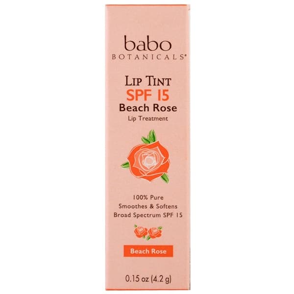 Lip Tint Balm, SPF 15, Beach Rose