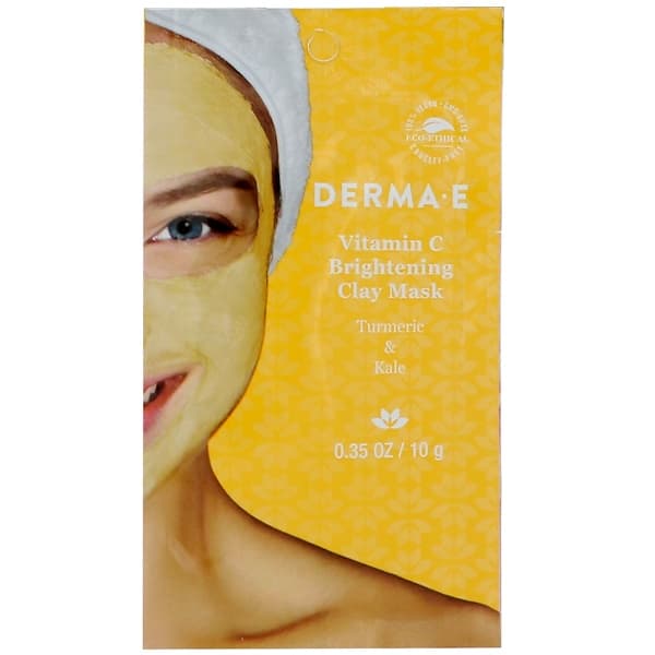 Vitamin C Brightening Clay Mask, Turmeric & Kale