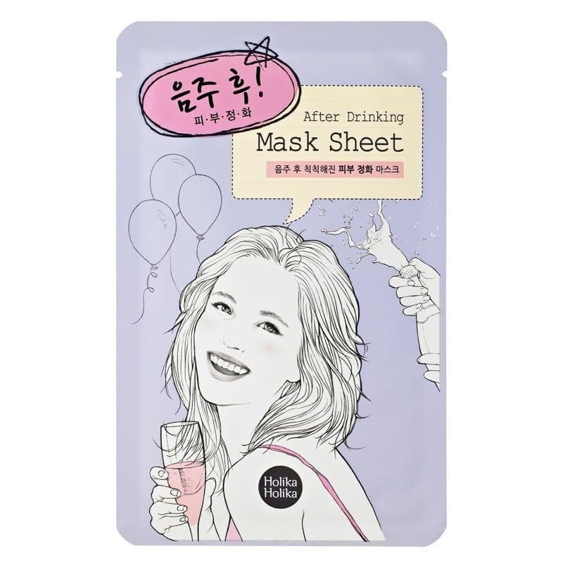 After Mask Sheet - After Drinking