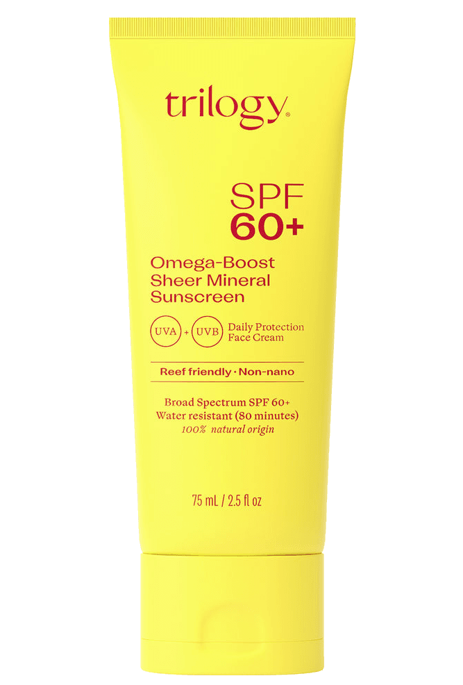SPF 60+ Omega-Boost Sheer Mineral Sunscreen