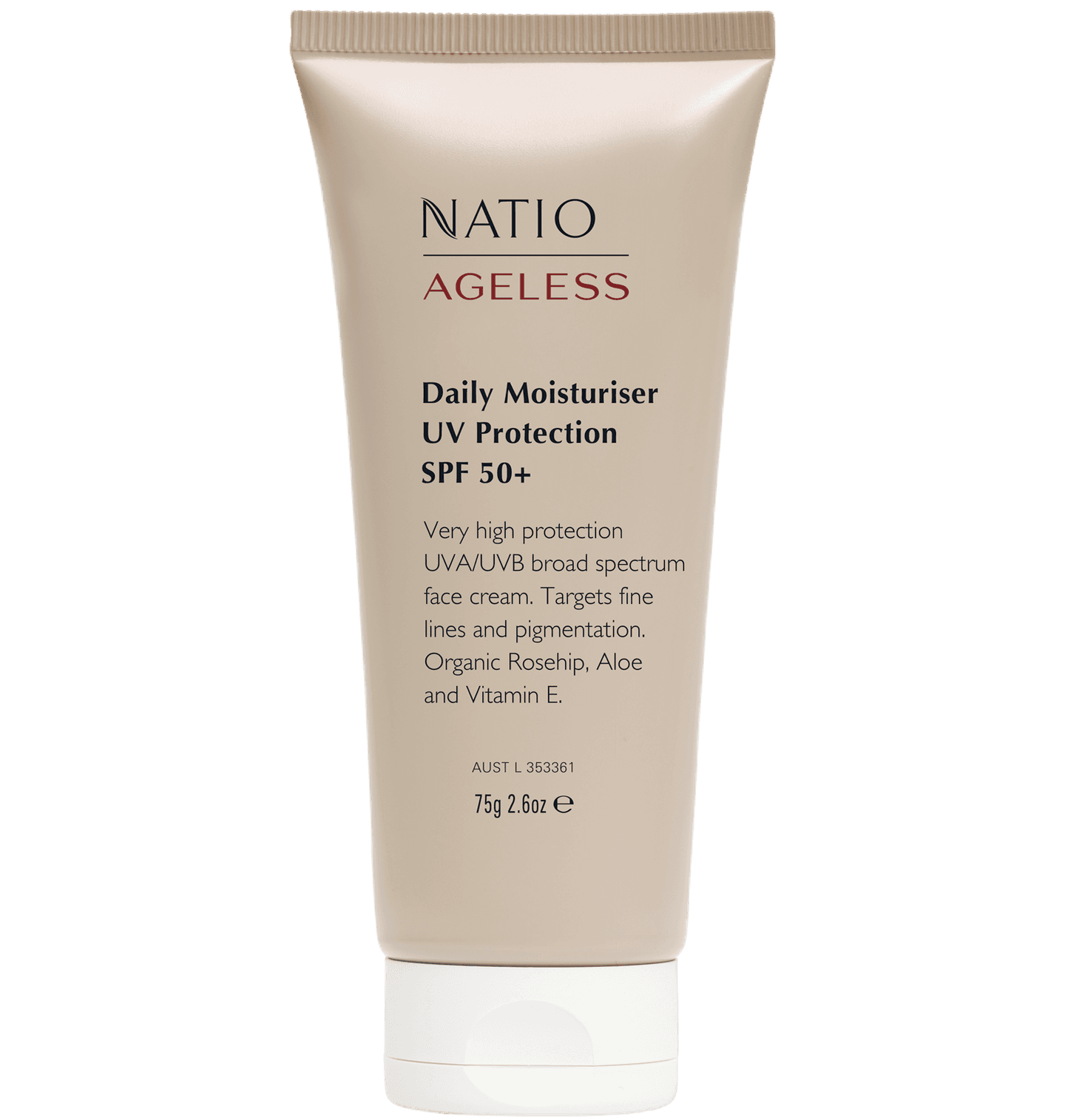 Ageless Daily Moisturiser UV Protection SPF 50+