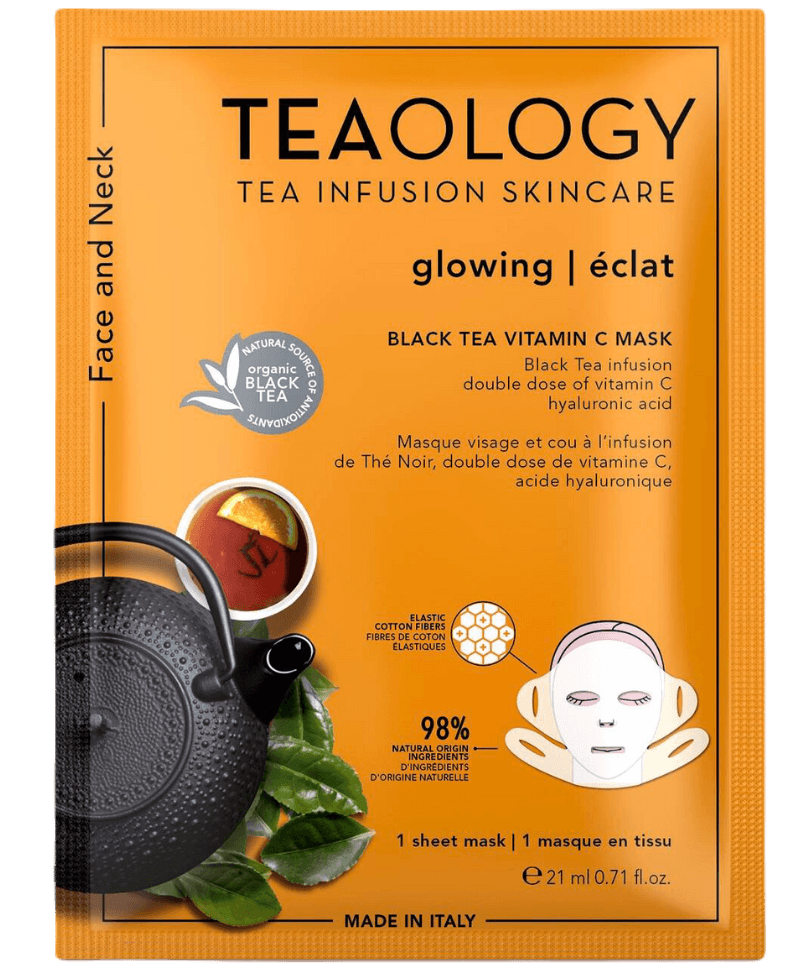 Black Tea Vitamin C Glowing Sheet Mask